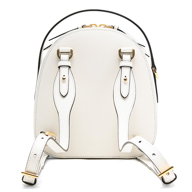 プラダ PRADA リュックサック/ハンドバッグ サフィアーノ/SAFFIANO ラックス/LUX 三角ロゴプレート ビアンコホワイト 1BZ047 NZV F0009 VOOG 2019年春夏新作 レディース - 商品画像 8
