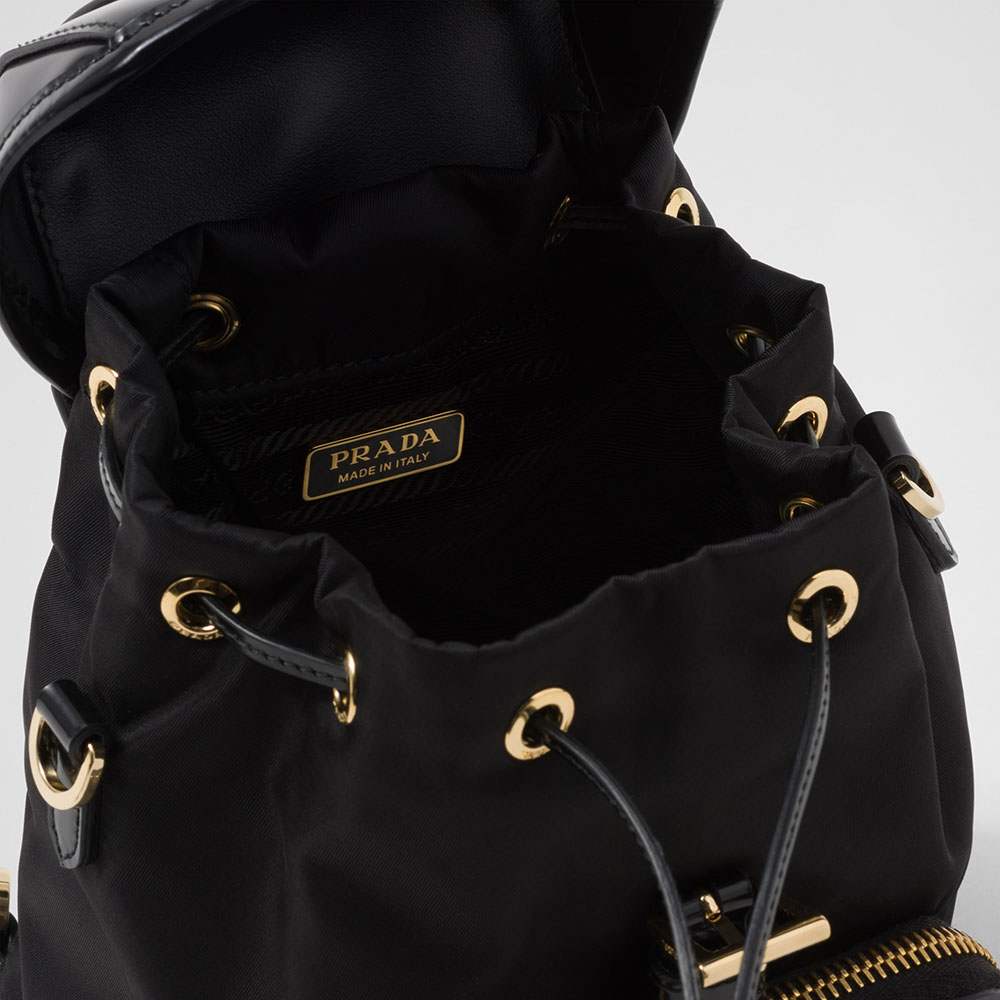 プラダ スーパーコピー スモール Re-Nylon xブラッシュドレザー バックパック 1BZ075_R789 - 商品画像 6