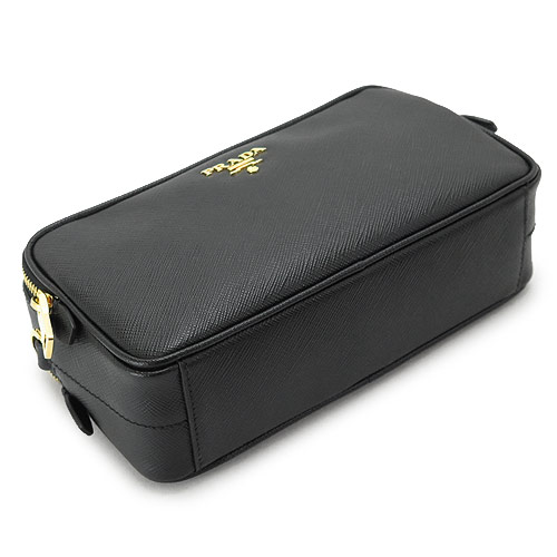 プラダコピー ショルダーバッグ PRADA ななめがけバッグ/クラッチバッグ 2WAY サフィアーノ レザー ブラック 1NF002 053 F0002 - 商品画像 4