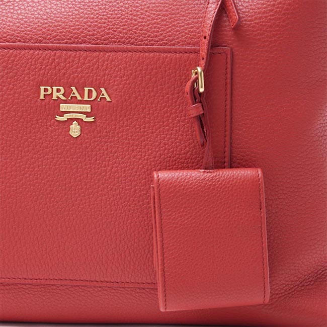 プラダスーパーコピー PRADA ハンドバッグ 2WAY レッド レディース トートバッグ ロゴ レザー 1ba063 2bbe f0011 VIT DAINO - 商品画像 3