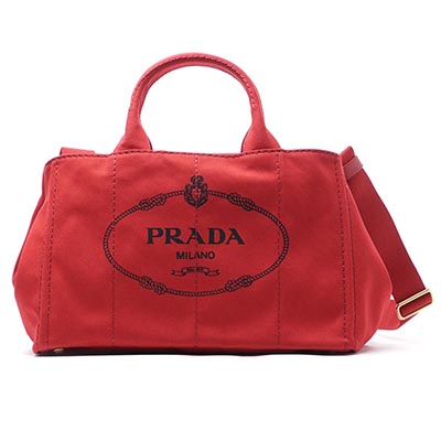 プラダコピー PRADA ハンドバッグ 2WAY レッド レディース トートバッグ ロゴ トライアングル 1bg642 zki f0011 CANAPA - 商品画像 7