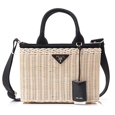 プラダスーパーコピー PRADA ハンドバッグ 2WAY ベージュ レディース ギフト プレゼント カゴバッグ 1bg835 vwoy 2e28 f0i55 MIDOLLINO CANAPA - 商品画像 6
