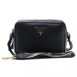 プラダスーパーコピー PRADA ショルダーバッグ ブラック レディース ブラック バッグ ファブリックストラップ プレゼント レザー 1bh082 v noo 2bbe f0002 - 商品画像 2