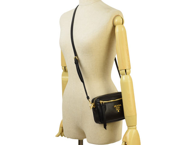 プラダバッグコピー PRADA 2Wayショルダーバッグ/ヒップバッグ/ウエストポーチ レディース アウトレット 1bl006vitdai-nero - 商品画像 4