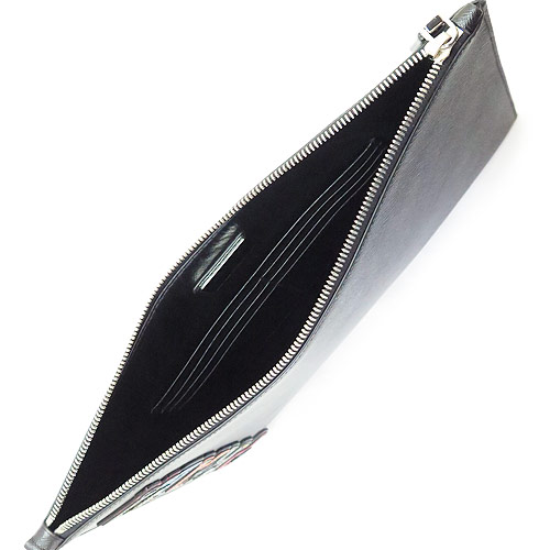 プラダ スーパーコピー クラッチバッグ ドキュメントケース ポーチ NERO M (ブラック+マルチ) 2NG001 2EDJ F0SGI - 商品画像 4
