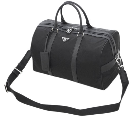 プラダバッグスーパーコピー 2VC002 PRADA ボストンバッグ トラベル ストラップ付き TESSUTO+SAFFIANO NERO ネロ ナイロン+カーフ ブラック シルバー金具 - 商品画像 4