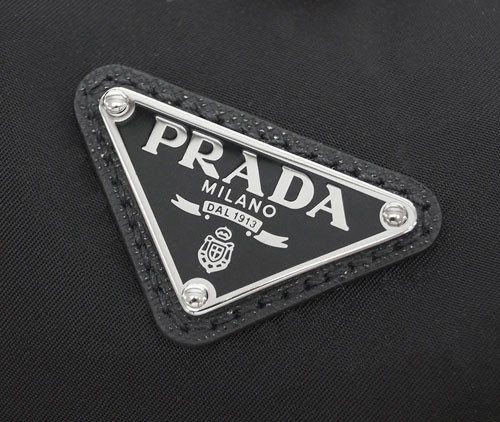 プラダバッグスーパーコピー 2VC002 PRADA ボストンバッグ トラベル ストラップ付き TESSUTO+SAFFIANO NERO ネロ ナイロン+カーフ ブラック シルバー金具 - 商品画像 9