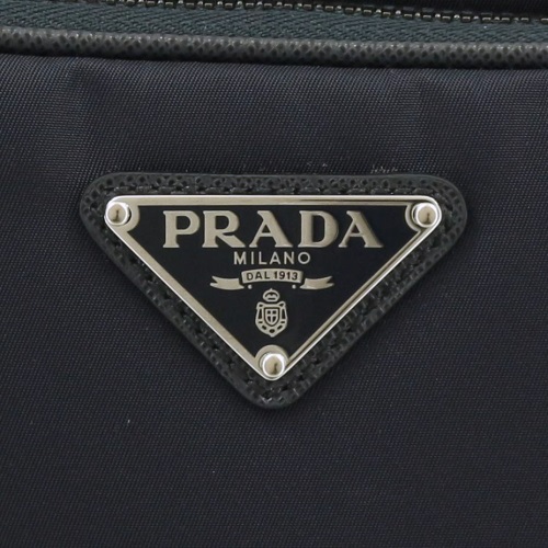 プラダバッグスーパーコピー ショルダーバッグ ナイロン サフィアーノ トライアングルロゴ ブラック メンズ レディース PRADA 2VD041 2DMH F0002 - 商品画像 8
