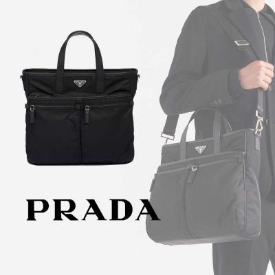 プラダ スーパーコピー Re-Nylon xサフィアーノレザー トートバッグ 2VG860_2DMH - 商品画像 2
