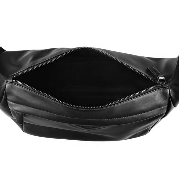 スーパーコピープラダ PRADA ショルダーバッグ メンズ ベルトポーチ付 レザー ブラック 2VH125 2DMF F0002 - 商品画像 5
