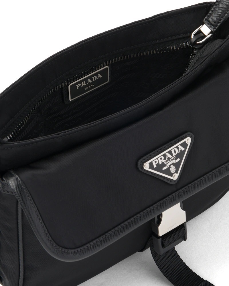 スーパーコピープラダ Re Nylon xサフィアーノレザー ショルダーバッグ 2VH133_2DMH_F0002_V_OOO - 商品画像 1