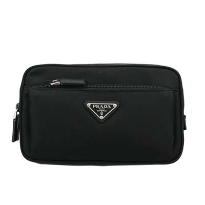 プラダ PRADA サフィアーノレザー/ナイロン ベルトバッグ ブラック 2VL9772DMGF0002 - 商品画像 5