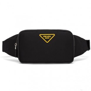 プラダ PRADA スペシャルラバーロゴナイロンベルトバッグ ブラック 2VL977_074_F0C5Z_V_WWO - 商品画像 2