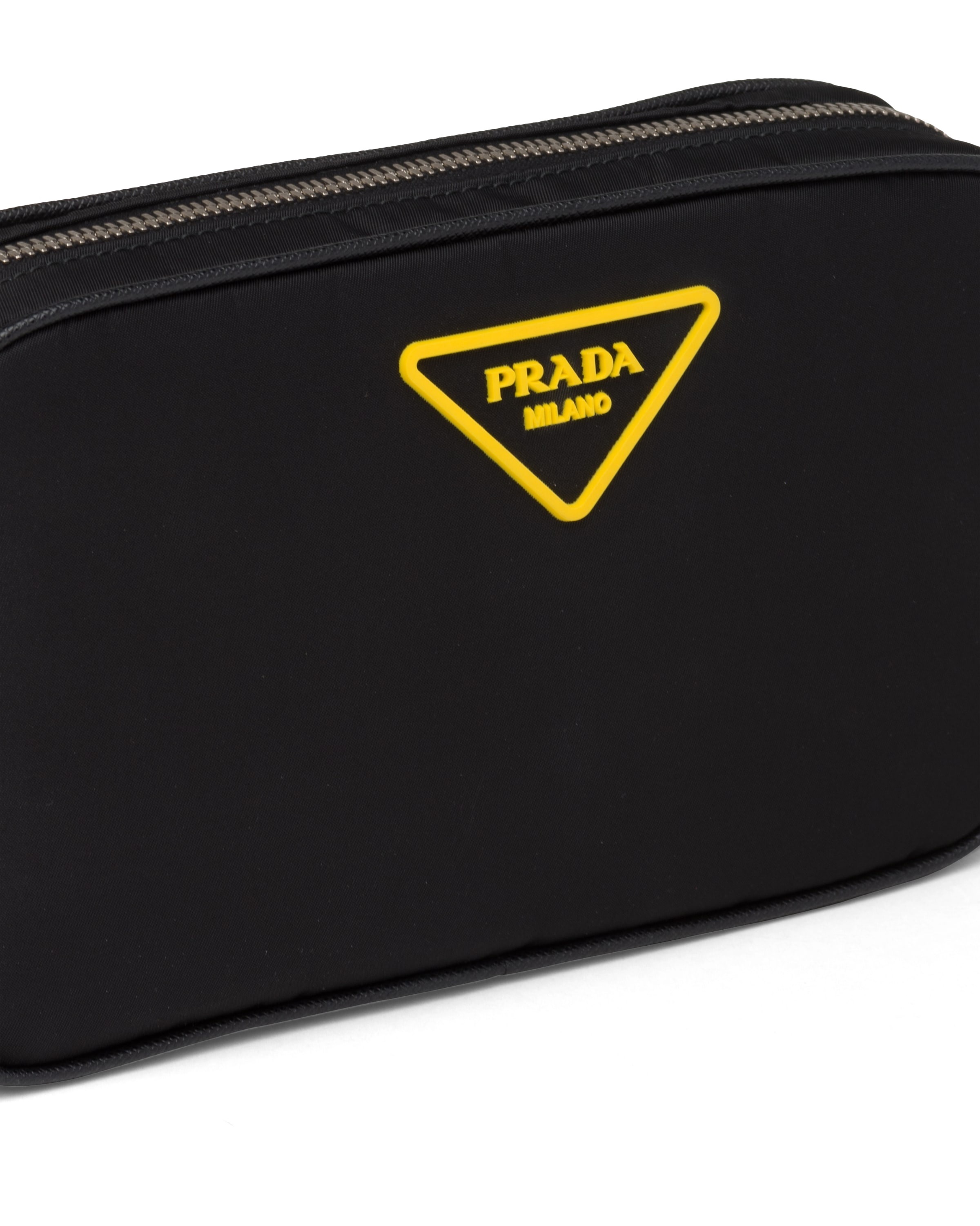 プラダ PRADA スペシャルラバーロゴナイロンベルトバッグ ブラック 2VL977_074_F0C5Z_V_WWO - 商品画像 7