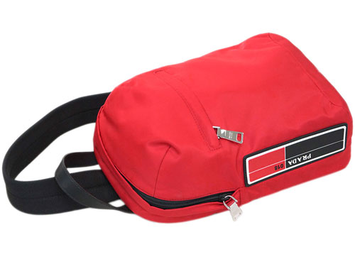 プラダスーパーコピーバッグ 2VZ023 PRADA メンズ ボディバッグ ワンショルダー TESSUTO ROSSO ロッソ ナイロンレッド - 商品画像 4