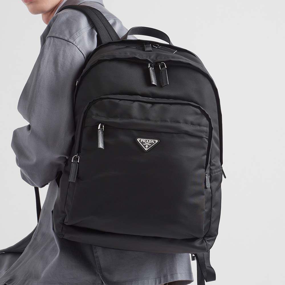 プラダ スーパーコピー Re-Nylon xサフィアーノレザー バックパック 2VZ048_2DMG - 商品画像 3