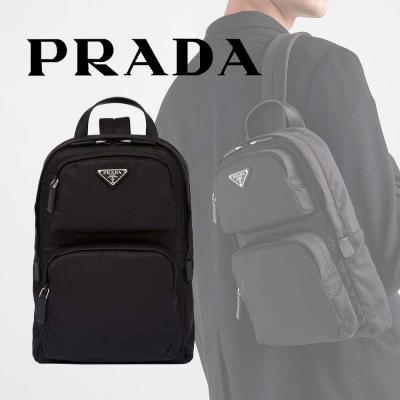 プラダ スーパーコピー Re-Nylon xサフィアーノレザー バックパック 2VZ105_2DMG - 商品画像 2