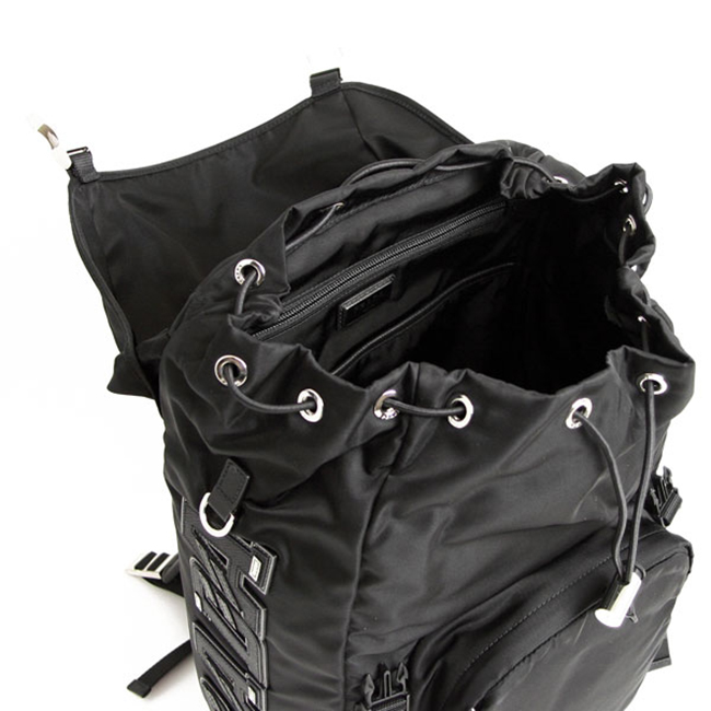プラダ PRADA 【TESSUTO CHARACTER】 ナイロン バックパック リュックサック NERO (ブラック) 2VZ135 2ED3 F0002 - 商品画像 1