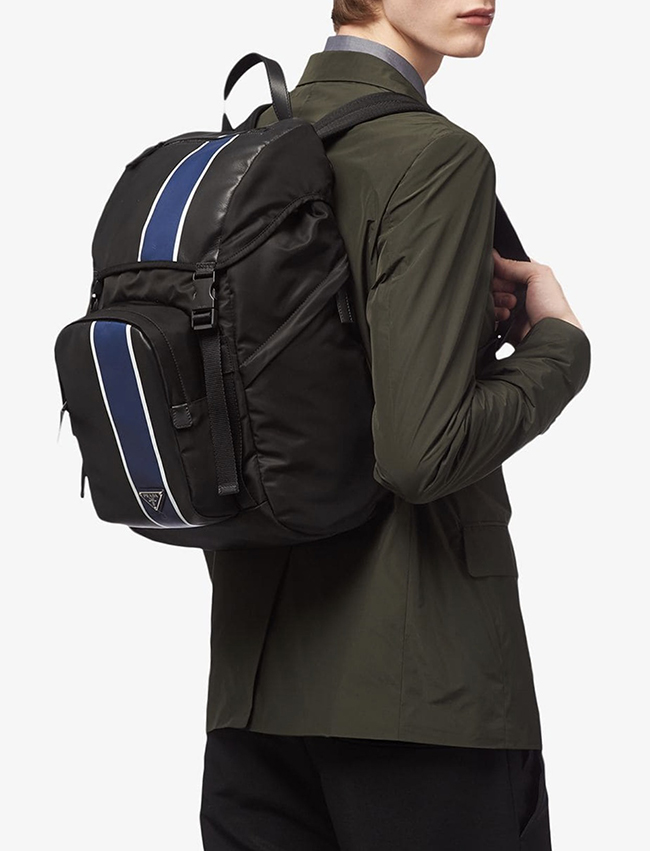 プラダスーパーコピー PRADA テクニカルファブリックxレザー バックパック 2VZ135_2CIL_F0TCC_V_HTY - 商品画像 3