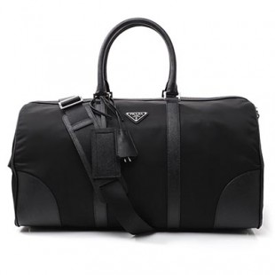 PRADAコピー ボストンバッグ 2WAY ブラック メンズ 黒 ナイロン 旅行 2vc350 vsoo 064 f0002 TESSUTO SAFFIANO - 商品画像 2