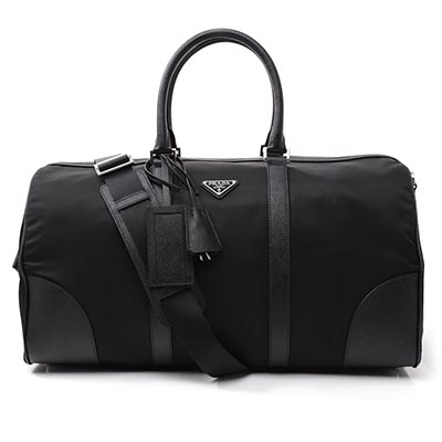 PRADAコピー ボストンバッグ 2WAY ブラック メンズ 黒 ナイロン 旅行 2vc350 vsoo 064 f0002 TESSUTO SAFFIANO - 商品画像 7