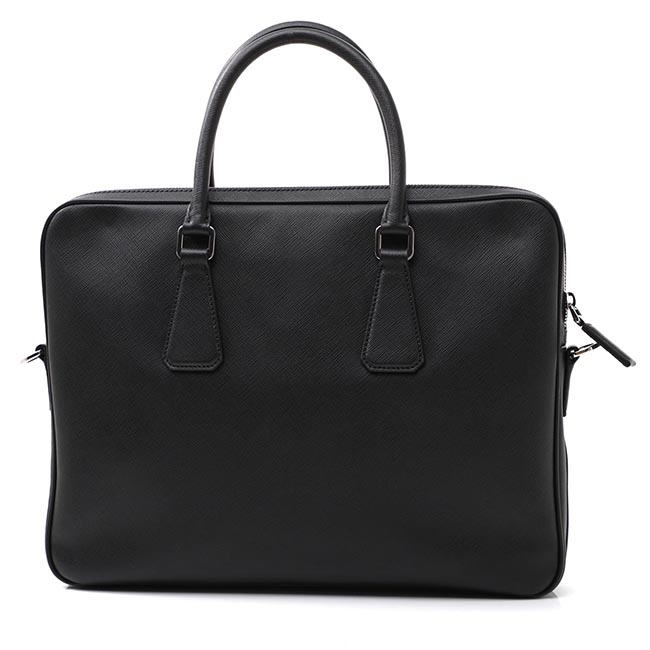 スーパーコピーPRADA ブリーフケース 2WAY ブラック メンズ レザー ビジネス 2ve368 volx 9z2 f0002 SAFFIANO TRAVEL - 商品画像 8