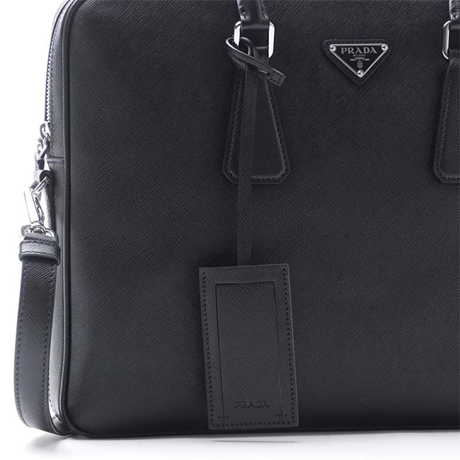 プラダスーパーコピー PRADA ブリーフケース 2WAY ブラック メンズ A4対応 2ve368 voox 9z2 f0002 SAFFIANO サフィアーノ - 商品画像 3