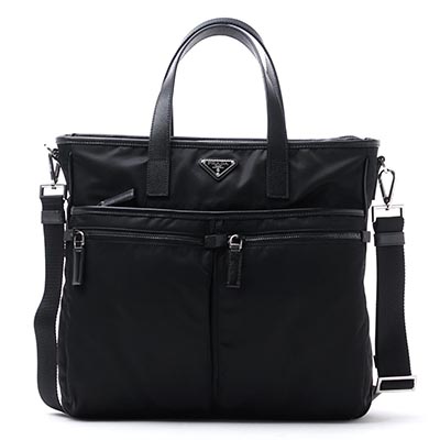 スーパーコピープラダ PRADA トートバッグ 2WAY ブラック メンズ 2vg860 vooo 064 f0002 - 商品画像 7