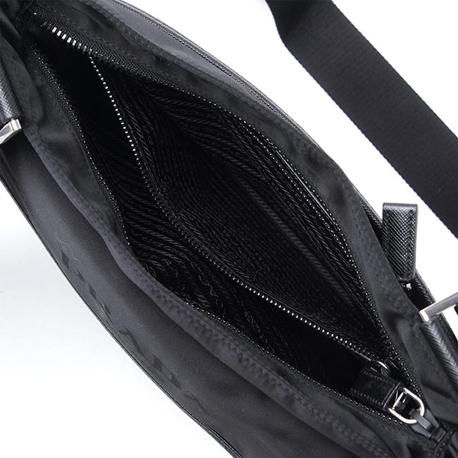 スーパーコピープラダ PRADA メッセンジャー バッグ ブラック メンズ バッグ カジュアル ナイロン ロゴ モノグラム 2vh269 064 f0002 - 商品画像 5