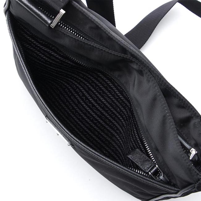 スーパーコピープラダ PRADA メッセンジャー バッグ ブラック メンズ バッグ カジュアル ナイロン ロゴ モノグラム 2vh269 064 f0002 - 商品画像 6