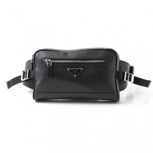 プラダスーパーコピー PRADA ベルトバッグ ボディバッグ ブラック メンズ ギフト プレゼント レザー 2vl012 vooo 9z2 f0002 MARSUPIO SAFFIANO TRAVEL - 商品画像 2
