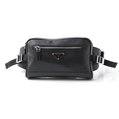 プラダスーパーコピー PRADA ベルトバッグ ボディバッグ ブラック メンズ ギフト プレゼント レザー 2vl012 vooo 9z2 f0002 MARSUPIO SAFFIANO TRAVEL - 商品画像 7