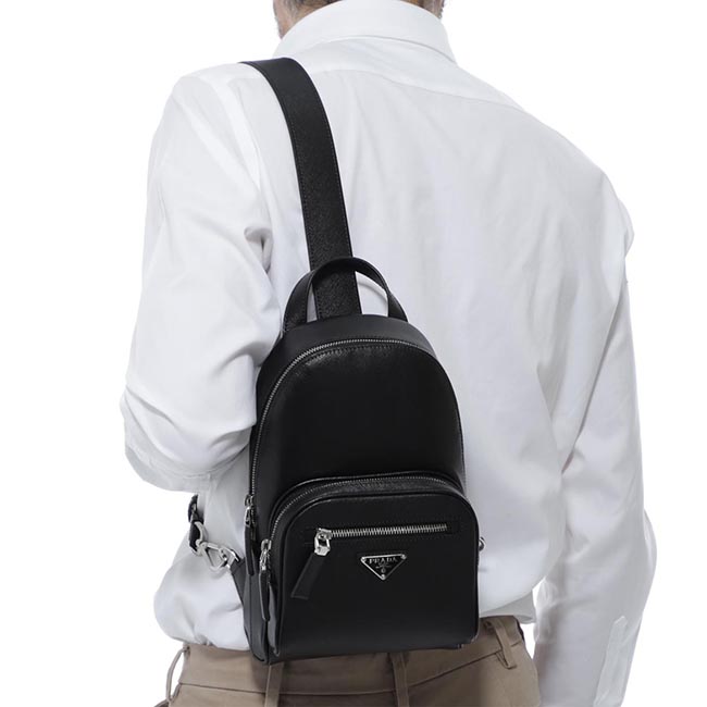 プラダスーパーコピー PRADA ボディバッグ ブラック メンズ ギフト プレゼント 2vz031 vooo 9z2 f0002 ZAINO SAFFIANO TRA - 商品画像 4