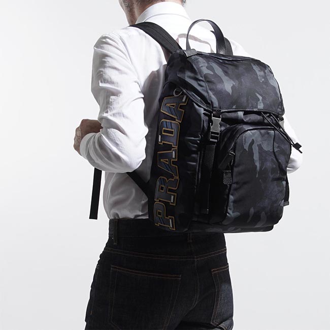 PRADAスーパーコピー バックパック リュックサック グレー メンズ リュック バッグ パック ロゴ 2vz135 2b02 f0008 MY CHARACTER マイキャラクター - 商品画像 9