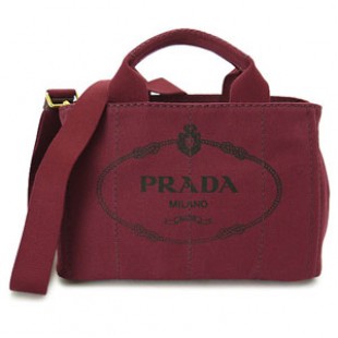 プラダトートバッグコピー PRADA 2WAY ショルダーバッグ カナパ キャンバス アマラント B2439G CANAPA AMARANTO - 商品画像 2