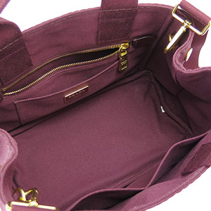 プラダトートバッグコピー PRADA 2WAY ショルダーバッグ カナパ キャンバス アマラント B2439G CANAPA AMARANTO - 商品画像 1