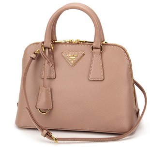 プラダスーパーコピー ハンドバッグ PRADA BL0838 バッグ サフィアーノ ラックス SAFFIANO LUX 2WAY レディース CAMMEO(カメオ) ピンクベージュ ダブルファスナー ショルダーストラップ付 - 商品画像 1