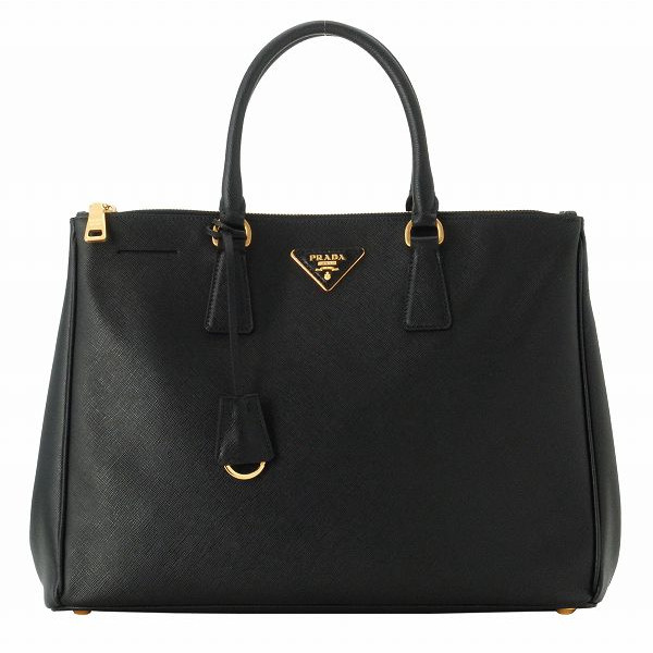 PRADAコピー SAFFIANO LUXロゴプレート付きビジネスハンドバッグ BN1786 SAF.LUX NERO - 商品画像 3