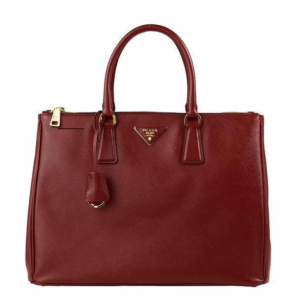 PRADA/プラダ SAFFIANO LUXロゴプレート付きビジネスハンドバッグ BN1786 SAF.LUX RUBINO - 商品画像 3