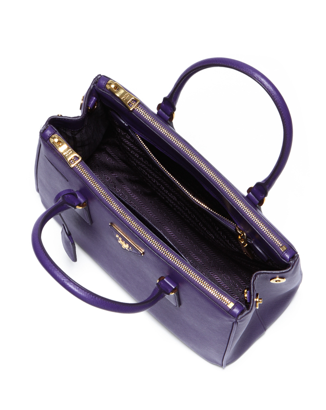 プラダコピーSAFFIANO LUX ショルダー付 ハンドバッグ スモールVIOLA BN1801 NZV F0030 - 商品画像 9