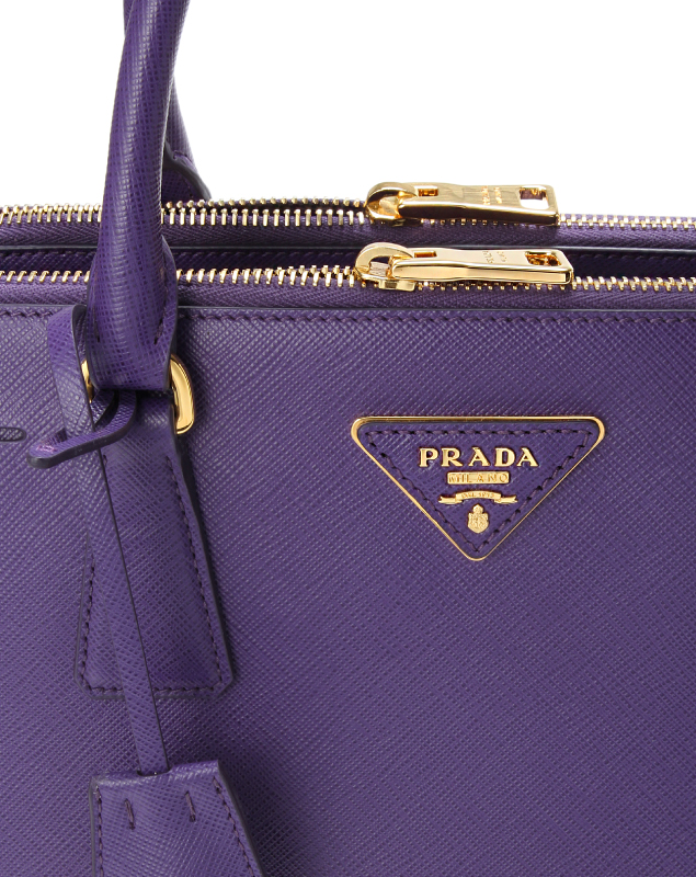 プラダコピーSAFFIANO LUX ショルダー付 ハンドバッグ スモールVIOLA BN1801 NZV F0030 - 商品画像 6