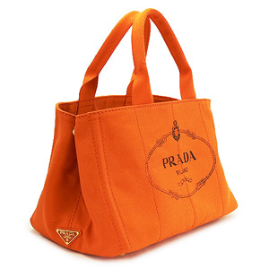 プラダ トートバッグ PRADA ハンドバッグ カナパ キャンバス ロゴ パパヤオレンジ BN1877 CANAPA PAPAYA - 商品画像 3
