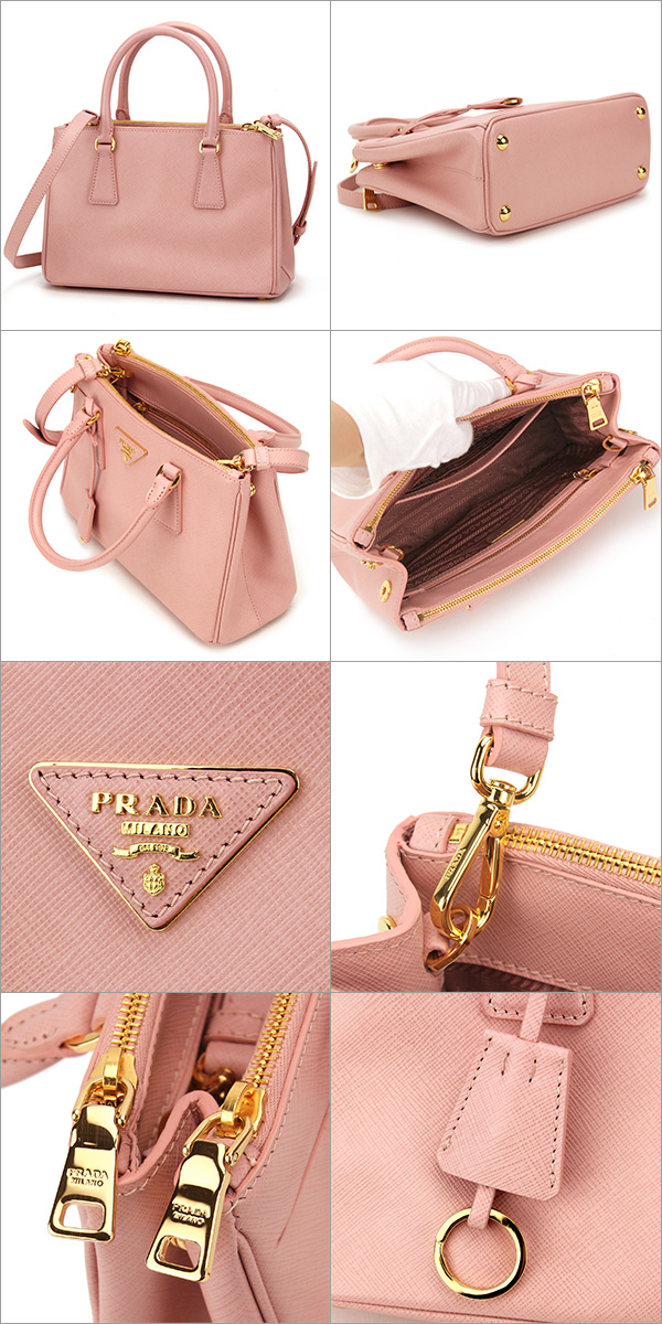 プラダスーパーコピー ハンドバッグ PRADA BN2316 バッグ サフィアーノ ラックス SAFFIANO LUX 2WAY レディース ペールピンク ピンク サイドスナップ ショルダーストラップ付 - 商品画像 2