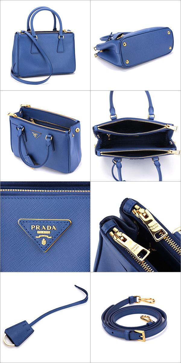 プラダバッグスーパーコピー ハンドバッグ PRADA BN2316 NZV F0013 バッグ サフィアーノ ルクス SAFFIANO LUX レディース AZZURRO(アズーロ) ブルー 青 ショルダーバッグ 2WAY - 商品画像 2
