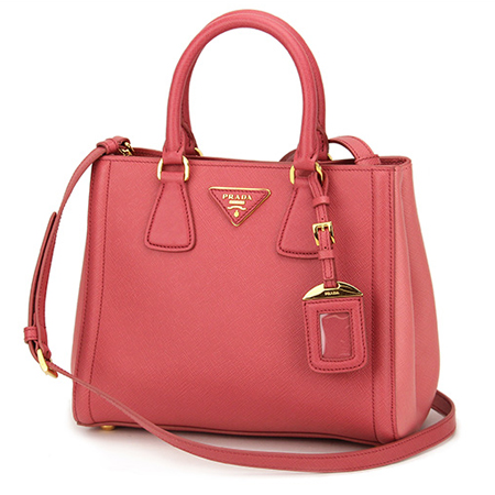 プラダコピー ハンドバッグ PRADA BN2608 バッグ サフィアーノ ラックス SAFFIANO LUX 2WAYハンドバッグ レディース TAMARIS+CAMELIA ピンク×ダークピンク ショルダーバッグ ショルダーストラップ付 - 商品画像 3