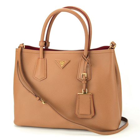 プラダコピー トートバッグ PRADA BN2775 2A4A F098I バッグ サフィアーノ キュイール SAFFIANO CUIR レディース CARAMEL(キャラメル) ブラウン ショルダーバッグ 2WAY - 商品画像 3
