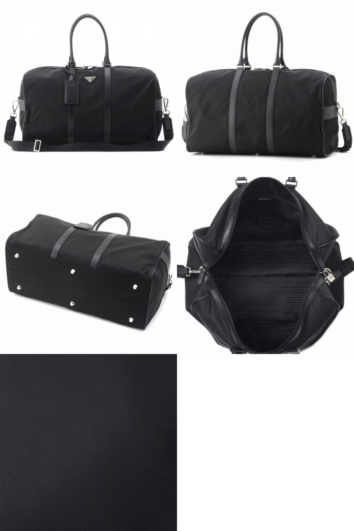PRADA/プラダコピー TES+SAFボストンバッグ V20S TES+SAF NERO - 商品画像 2