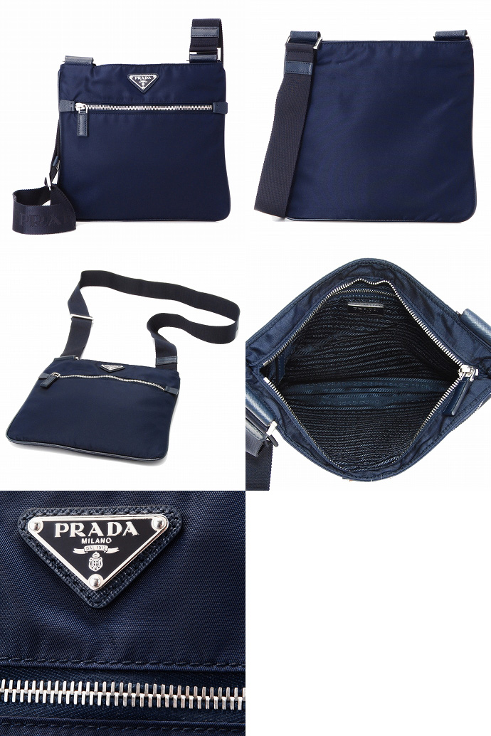 PRADA/プラダコピー TES+SAFショルダーバッグ VA779M TES+SAF BLUE - 商品画像 2