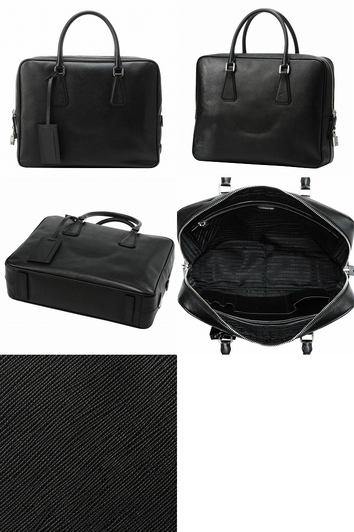 PRADA/プラダコピー SAFFIANO TRAVEL南京錠付きビジネスバッグ VS0305 SAF.TRAVEL NERO - 商品画像 2