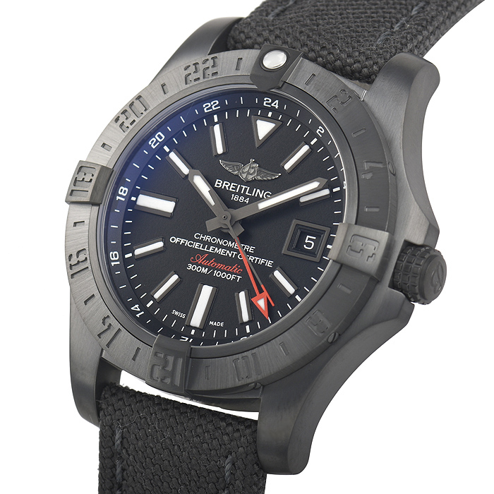 ブライトリングスーパーコピー アベンジャーII GMT ブラックスチール M329B04MMA - 商品画像 3